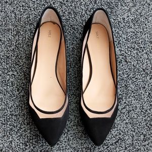 Sole Society Suede and Mesh Flats